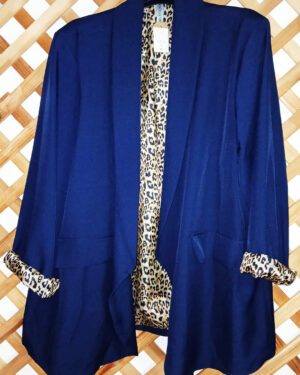 Blazer vestir leopardo