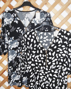 Blusa cremallera escote