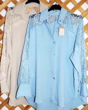 Camisa brazos encaje
