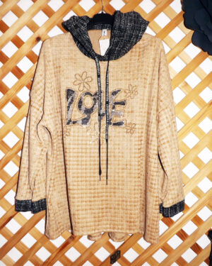 Sudadera punto "love"