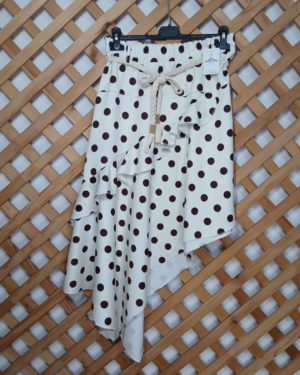FALDA ASIMETRICA "LUNARES"