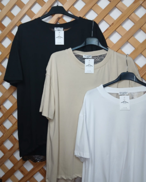 CAMISETA "ENCAJE ESPALDA"