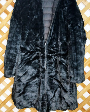 Abrigo reversible pelo