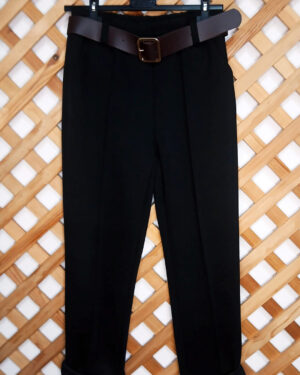 Pantalón vestir pinza con cinturón